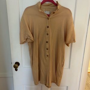 ASOS yellow maternity romper